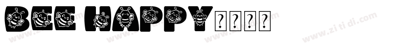 Bee Happy字体转换